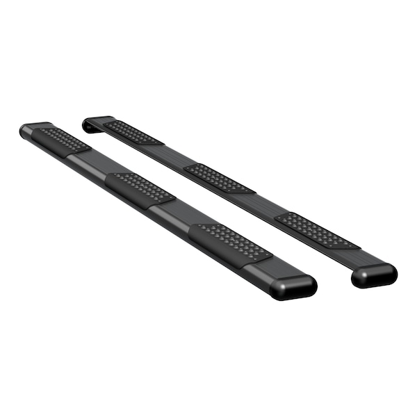 O-MEGA/O-MEGA II RUNNING BOARDS BLACK TEXTURED POWDER COAT(BRKTS SOLD SEP)